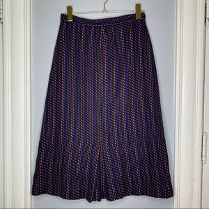 Vintage Rainbow Amherst Skirt Wool Maxi Skirt S 29